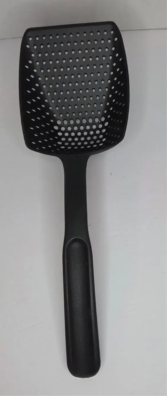Pampered Chef 1677 Plastic Slotted Hand Strainer Colander Spoon Scoop-13